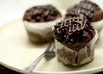 Chocolate & cherry muffins